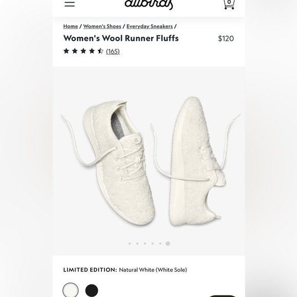 Allbirds Wool Runners Fluffs Womens Shoes